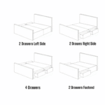 2025 Chesterfield Divan Bed Set With Headboard 3FT 4FT6 Double 5FT king