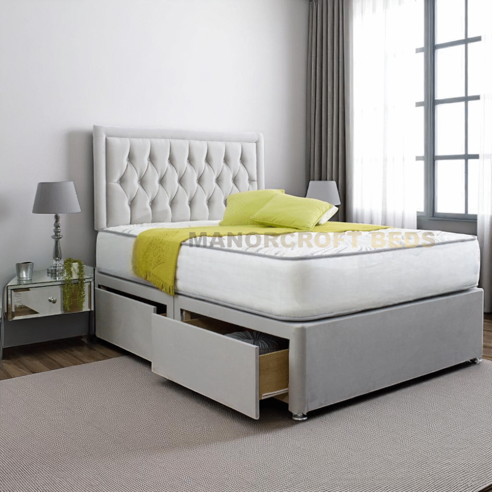 2025 Bumper Bar Ottoman Storage Divan Bed Set
