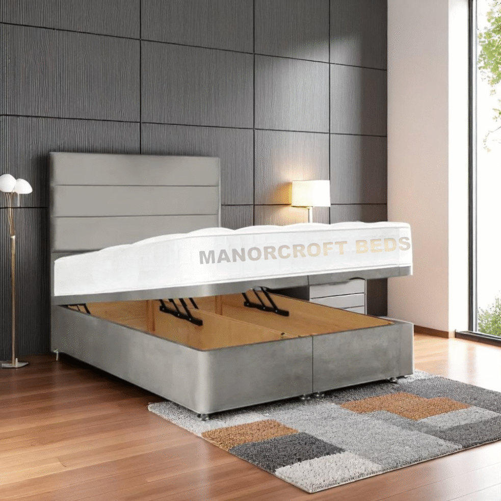 2025 Cidra Soft Velvet Divan Storage Bed Base