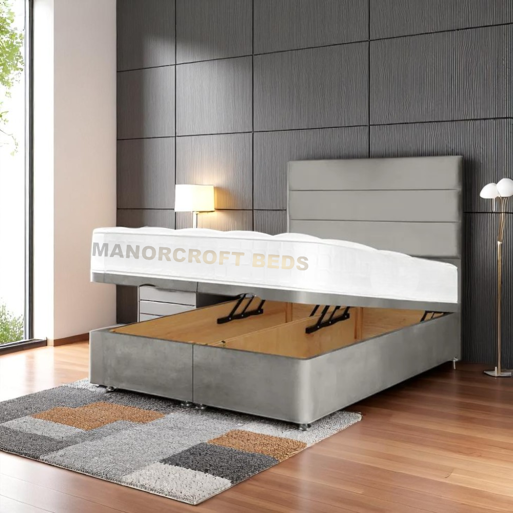 2025 Cidra Soft Velvet Divan Storage Bed Base