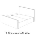 2 Drawers Left Side 