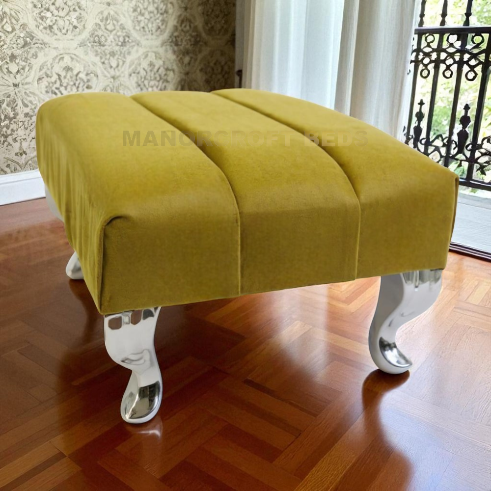 2025 Pannel Footstool Pouffe Seat Stool Home Chair Foot stool Bench
