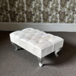 2025 Chesterfield Footstool Pouffe Seat Stool Home Chair Foot stool Bench