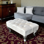 2025 Chesterfield Footstool Pouffe Seat Stool Home Chair Foot stool Bench
