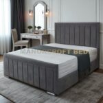 2025 Bumper Bar Panel Designer Bed Frame With Optional Ottoman Storage