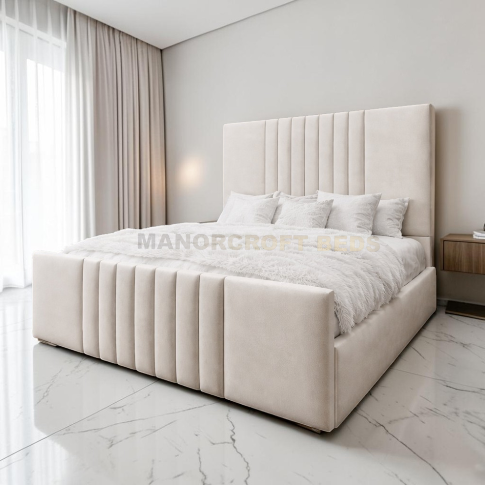 2026 Luxury  Sunrise Bed Frame — Premium Plush Design, All Sizes, Ottoman Available