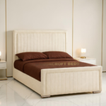 2026 Luxury Upholstered Platform Bed with Optional Ottoman Storage