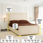 2026 Luxury Upholstered Platform Bed with Optional Ottoman Storage