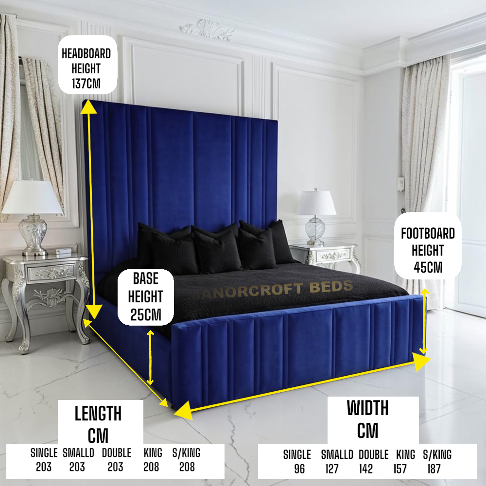 2026 Prince Platform Bed Frame with Built-In Storage