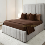 2026 Lined Down Frame – Premium Plush Bed Frame with Optional Ottoman