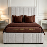 2026 Lined Down Frame – Premium Plush Bed Frame with Optional Ottoman